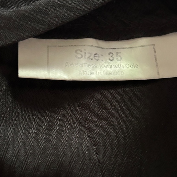 Kenneth Cole Awearness Grey Modern Fit Wool Blend Trousers, 35W x 30L - Picture 13 of 14